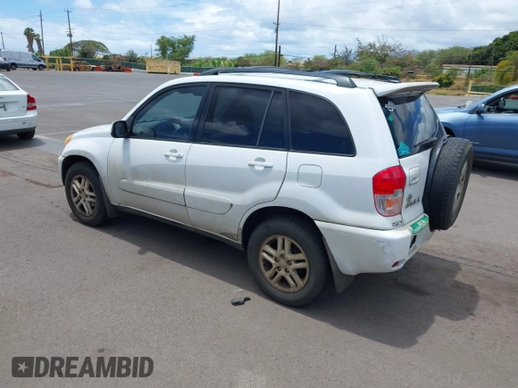 2003 Toyota RAV4 with VIN JTEGH20V830090464, listed as a IAAI auction lot 42249762 with 266,575 mi miles and . Bid and sale history available at DreamBid. Image 3.