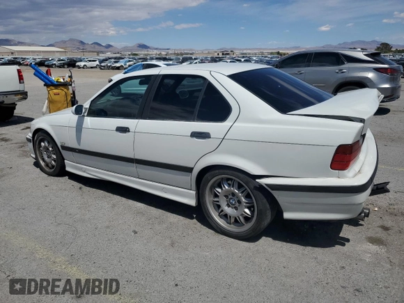 1997 BMW M3 z VIN WBSCD9326VEE06423, wystawiony jako Copart lot #54953975 z przebiegiem 193 185 mil mil oraz Szkody całkowita. Historia ofert i sprzedaży dostępna na DreamBid. Obrazek 2.