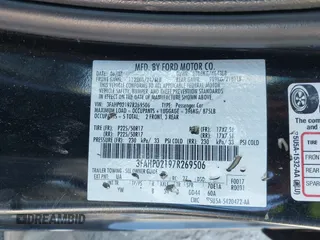 2007 Ford Fusion SEL with VIN 3FAHP02197R269506, listed as a IAAI auction lot 40588828 with 196,951 mi miles. Bid and sale history available at carsss.com. Image 9.