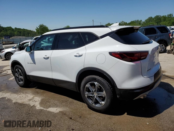 2023 Chevrolet Blazer LT z VIN 3GNKBCR48PS131861, wystawiony jako Copart lot #56121725 z przebiegiem 19 417 mil mil oraz Szkoda całkowita • Salvage title. Historia ofert i sprzedaży dostępna na DreamBid. Obrazek 2.