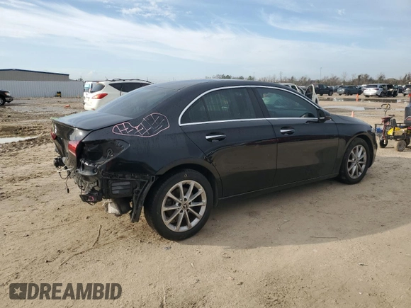 2019 Mercedes-Benz A 220 with VIN WDD3G4EB2KW024607, listed as a Copart auction lot 46878555 with 31,550 mi miles and Salvage Title. Bid and sale history available at DreamBid. Image 3.