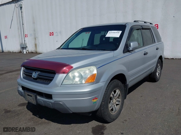 2004 Honda Pilot EX with VIN 2HKYF18684H602542, listed as a IAAI auction lot 42116418 with 240,737 mi miles. Bid and sale history available at carsss.com. Image 2.