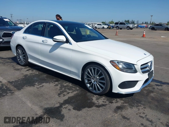 2016 Mercedes-Benz C 300 with VIN 55SWF4JB8GU119084, listed as a IAAI auction lot 42516144 with 127,222 mi miles and . Bid and sale history available at DreamBid. Image 1.