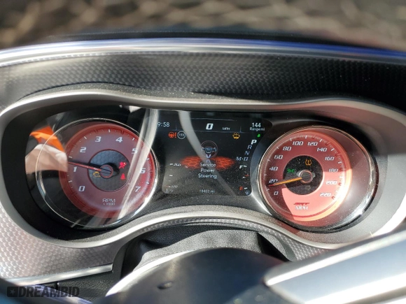 2021 Dodge Charger SRT Hellcat Redeye Widebody with VIN 2C3CDXL94MH531373, listed as a Copart auction lot 85345994 with 18,403 mi miles and Salvage Title. Bid and sale history available at carsss.com. Image 9.