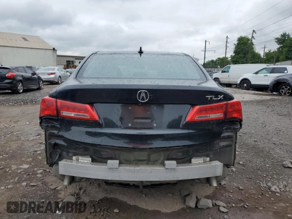 2020 Acura TLX with VIN 19UUB1F39LA003725, listed as a Copart auction lot 62108405 with Not provided miles and Salvage title. Bid and sale history available at DreamBid. Image 6.