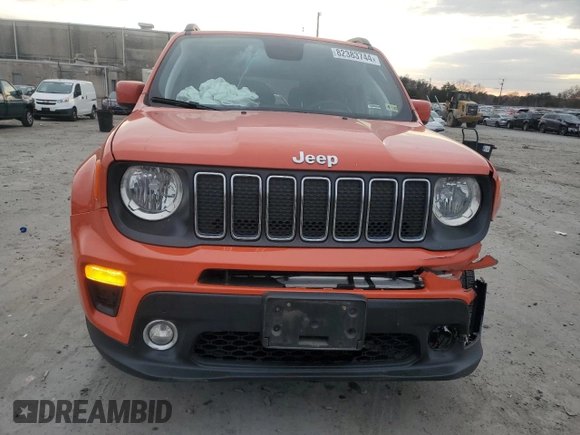 2020 Jeep Renegade Altitude z VIN ZACNJBBB8LPL68483, wystawiony jako Copart lot #82383744 z przebiegiem 111 581 mil mil oraz Szkoda całkowita • Salvage title. Historia ofert i sprzedaży dostępna na DreamBid. Obrazek 5.
