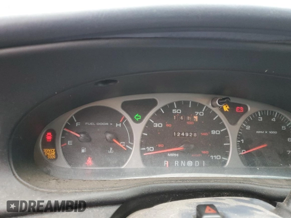 1999 Ford Taurus SE with VIN 1FAFP53U4XG150881, listed as a Copart auction lot 40964564 with 124,928 mi miles and Clean title. Bid and sale history available at DreamBid. Image 9.