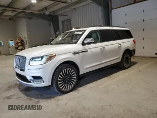 2019 Lincoln Navigator Black Label z VIN 5LMJJ3TT4KEL19103, wystawiony jako Copart lot #61081284 z przebiegiem 58 418 mil mil oraz Szkoda całkowita • Salvage title. Historia ofert i sprzedaży dostępna na DreamBid. Obrazek 1.