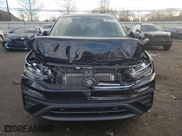 2023 Volkswagen Tiguan S with VIN 3VVFB7AX6PM104235, listed as a Copart auction lot 86537514 with 16,106 mi miles and Salvage title. Bid and sale history available at DreamBid. Image 5.