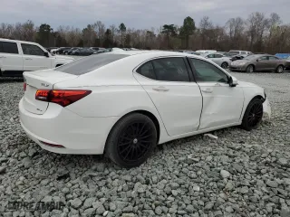 2015 Acura TLX V6 Tech with VIN 19UUB3F58FA001921, listed as a Copart auction lot 48864025 with 105,155 mi miles and Salvage Title. Bid and sale history available at carsss.com. Image 3.