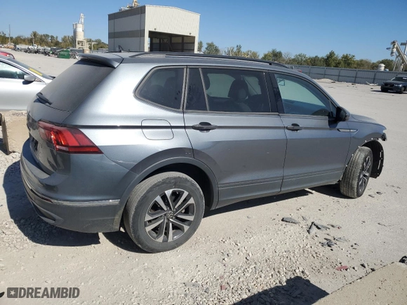 2022 Volkswagen Tiguan S with VIN 3VV1B7AX4NM050232, listed as a Copart auction lot 73802094 with 53,175 mi miles and Salvage Title. Bid and sale history available at carsss.com. Image 3.