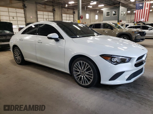 2020 Mercedes-Benz CLA 250 with VIN W1K5J4HB4LN081243, listed as a Copart auction lot 54709405 with 120,716 mi miles and Salvage Title. Bid and sale history available at DreamBid. Image 4.