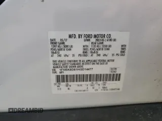 2017 Ford Explorer XLT с VIN 1FM5K8D81HGD14477, выставлен на аукционе Copart как лот 61245705 с пробегом 88 207 миль миль и Чистый • Clean title. История ставок и продаж доступна на DreamBid. Изображение 13.