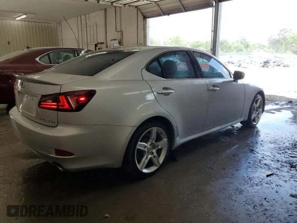 2011 Lexus IS 350 with VIN JTHCE5C24B5000693, listed as a Copart auction lot 61336465 with 178,258 mi miles and Salvage title. Bid and sale history available at DreamBid. Image 3.