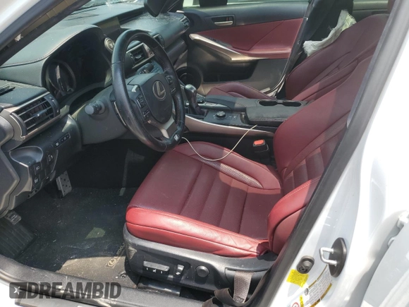 2017 Lexus IS 200t with VIN JTHBA1D25H5052504, listed as a Copart auction lot 59294565 with Not provided miles and Salvage title. Bid and sale history available at DreamBid. Image 7.