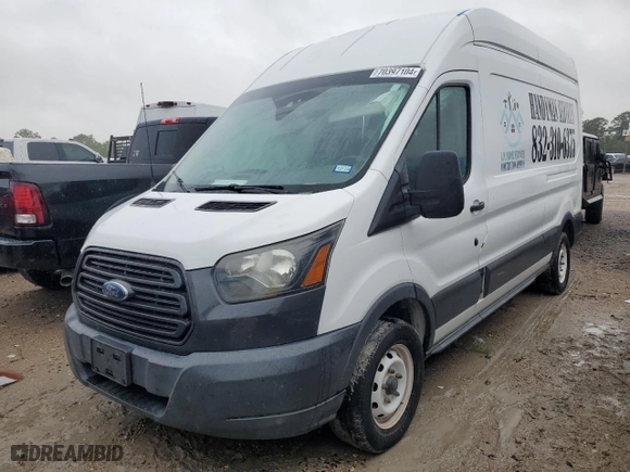 2017 Ford Transit Van with VIN 1FTYR2XM0HKA03493, listed as a Copart auction lot 70397104 with 133,839 mi miles and Salvage Title. Bid and sale history available at carsss.com. Image 1.