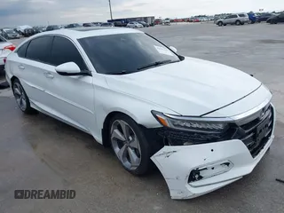 2018 Honda Accord Touring z VIN 1HGCV1F9XJA047799, wystawiony jako IAAI lot #42191109 z przebiegiem Nie podano mil oraz . Historia ofert i sprzedaży dostępna na DreamBid. Obrazek 1.