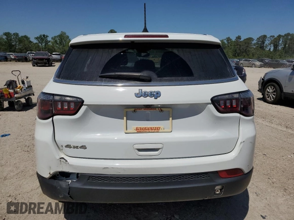 2023 Jeep Compass Sport with VIN 3C4NJDAN7PT547994, listed as a Copart auction lot 52133135 with 35,148 mi miles and Salvage title. Bid and sale history available at DreamBid. Image 6.