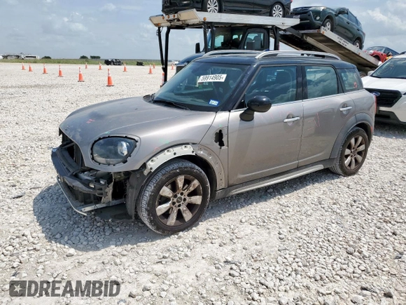 2017 MINI Countryman Cooper with VIN WMZYS7C30H3E07020, listed as a Copart auction lot 59914905 with 66,605 mi miles and Salvage title. Bid and sale history available at DreamBid. Image 1.