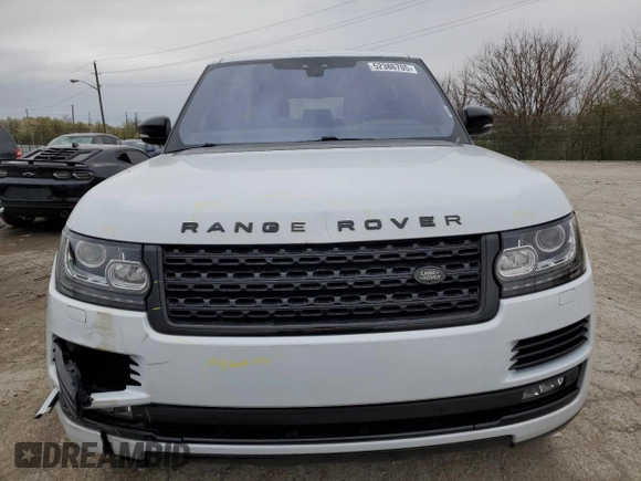 2017 Land Rover Range Rover with VIN SALGS5FE0HA347089, listed as a Copart auction lot 52386705 with 66,835 mi miles and Salvage title. Bid and sale history available at DreamBid. Image 5.