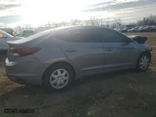 2020 Hyundai Elantra SE with VIN KMHD74LF1LU939848, listed as a Copart auction lot 86991574 with 71,870 mi miles and Salvage Title. Bid and sale history available at carsss.com. Image 3.
