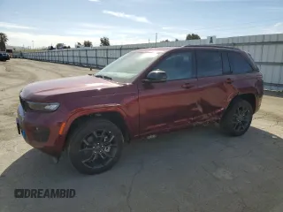 2024 Jeep Grand Cherokee with VIN 1C4RJYB62RC244412, listed as a Copart auction lot 52772395 with 7,913 mi miles and Salvage title. Bid and sale history available at DreamBid. Image 1.