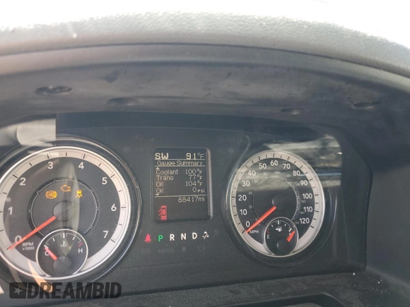 2020 Ram 1500 SLT z VIN 1C6RR7TT4LS102140, wystawiony jako Copart lot #75963254 z przebiegiem 88 417 mil mil oraz Szkoda całkowita • Salvage title. Historia ofert i sprzedaży dostępna na DreamBid. Obrazek 9.