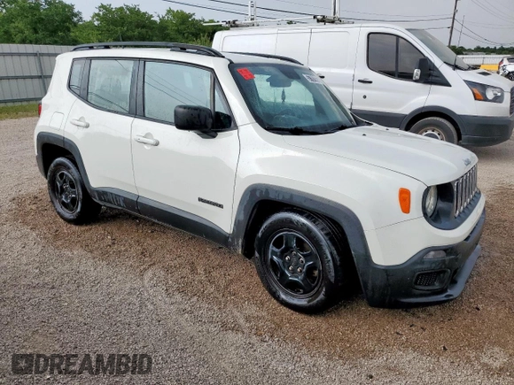 2018 Jeep Renegade Sport with VIN ZACCJAAB9JPG92979, listed as a Copart auction lot 57781935 with 117,095 mi miles and Clean title. Bid and sale history available at DreamBid. Image 4.