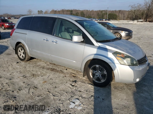 2007 Nissan Quest S with VIN 5N1BV28U87N117833, listed as a Copart auction lot 43357885 with 160,808 mi miles and Salvage Title. Bid and sale history available at carsss.com. Image 4.