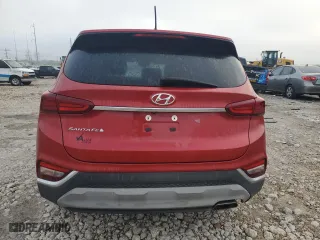 2019 Hyundai Santa Fe SE with VIN 5NMS23AD2KH108256, listed as a Copart auction lot 50613895 with 0 mi miles and Salvage Title. Bid and sale history available at carsss.com. Image 6.