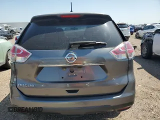 2015 Nissan Rogue SV with VIN KNMAT2MT4FP546716, listed as a Copart auction lot 52157585 with 115,348 mi miles and Salvage Title. Bid and sale history available at carsss.com. Image 6.