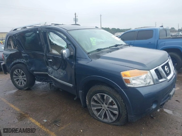 2015 Nissan Armada SV with VIN 5N1BA0ND7FN612818, listed as a IAAI auction lot 41459324 with 100,326 mi miles. Bid and sale history available at carsss.com. Image 1.