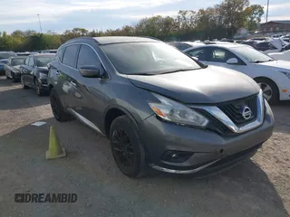 2017 Nissan Murano Platinum z VIN 5N1AZ2MH1HN134628, wystawiony jako IAAI lot #37867587 z przebiegiem 151 683 mil mil oraz . Historia ofert i sprzedaży dostępna na DreamBid. Obrazek 1.