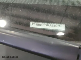 2010 Dodge Grand Caravan SE with VIN 2D4RN4DE0AR334934, listed as a Copart auction lot 49859575 with 109,812 mi miles and Salvage Title. Bid and sale history available at carsss.com. Image 14.