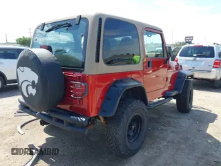 1999 Jeep Wrangler Sport with VIN 1J4FY19S2XP423638, listed as a IAAI auction lot 42553626 with 120,690 mi miles and . Bid and sale history available at DreamBid. Image 4.