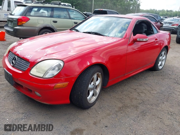 2003 Mercedes-Benz SLK 320 with VIN WDBKK65F93F273327, listed as a IAAI auction lot 42812352 with 83,710 mi miles and . Bid and sale history available at DreamBid. Image 2.