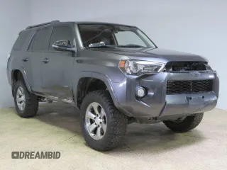 2018 Toyota 4Runner SR5 with VIN JTEBU5JR7J5606564, listed as a Copart auction lot 74289194 with 149,936 mi miles and Salvage Title. Bid and sale history available at carsss.com. Image 1.