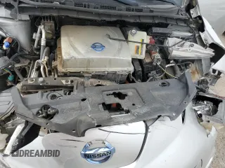 2015 Nissan LEAF SV with VIN 1N4AZ0CP8FC313460, listed as a Copart auction lot 51716765 with 90,163 mi miles and Salvage Title. Bid and sale history available at carsss.com. Image 12.
