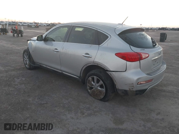 2017 Infiniti QX50 with VIN JN1BJ0RP2HM389625, listed as a IAAI auction lot 41600350 with Not Provided miles. Bid and sale history available at carsss.com. Image 3.