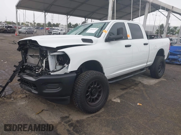 2022 Ram 2500 Tradesman with VIN 3C6UR5CL1NG438188, listed as a IAAI auction lot 42064929 with 23,466 mi miles. Bid and sale history available at carsss.com. Image 17.