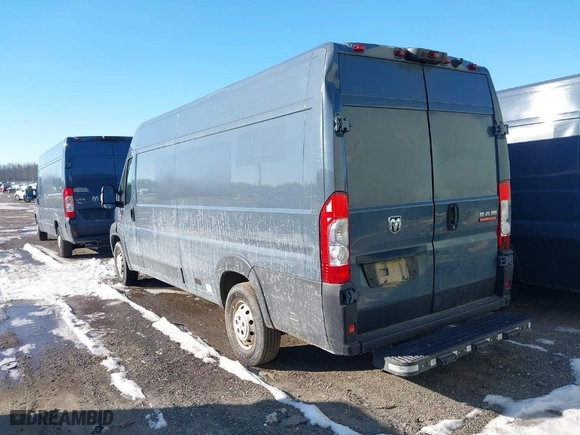 2021 Ram ProMaster Cargo Van with VIN 3C6MRVJG0ME549606, listed as a IAAI auction lot 41256132 with 63,289 mi miles. Bid and sale history available at carsss.com. Image 3.