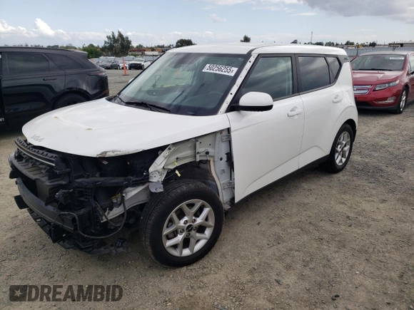2022 Kia Soul LX with VIN KNDJ23AU2N7814943, listed as a Copart auction lot 50256255 with 47,065 mi miles and Salvage Title. Bid and sale history available at carsss.com. Image 1.