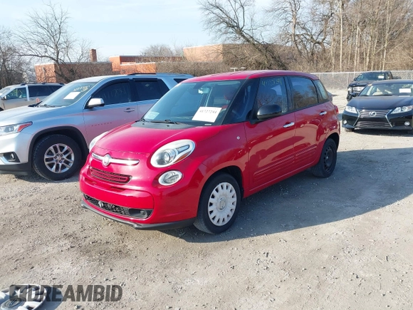 2015 FIAT 500L Pop with VIN ZFBCFAAH3FZ031045, listed as a IAAI auction lot 41727244 with 143,488 mi miles. Bid and sale history available at carsss.com. Image 21.