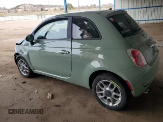2013 FIAT 500 Pop with VIN 3C3CFFAR3DT534909, listed as a Copart auction lot 50593945 with 96,172 mi miles and Non repairable. Bid and sale history available at DreamBid. Image 2.