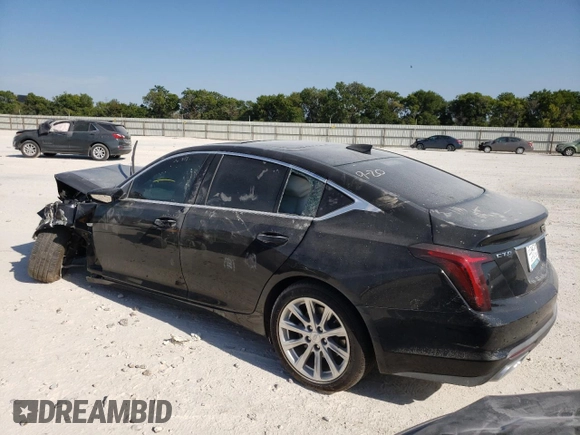 2020 Cadillac CT5 Luxury z VIN 1G6DW5RK7L0130737, wystawiony jako Copart lot #82839253 z przebiegiem Nie podano mil oraz Szkoda całkowita • Salvage title. Historia ofert i sprzedaży dostępna na DreamBid. Obrazek 3.