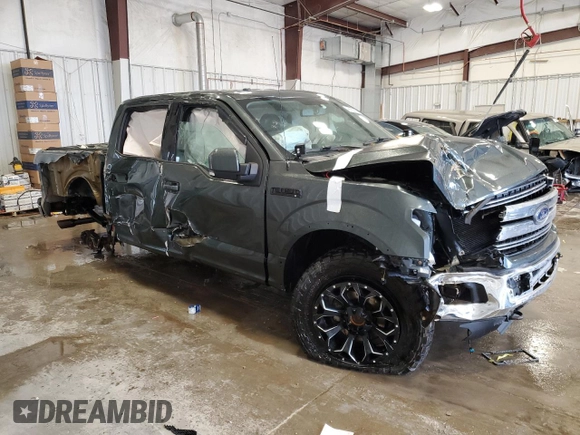 2018 Ford F-150 XL with VIN 1FTEW1E59JKD65202, listed as a Copart auction lot 46665485 with 0 mi miles and Non Repairable. Bid and sale history available at carsss.com. Image 4.