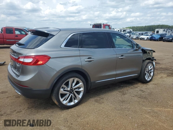 2016 Lincoln MKX Reserve with VIN 2LMTJ6LP9GBL83547, listed as a Copart auction lot 54585795 with 76,884 mi miles and Salvage Title. Bid and sale history available at carsss.com. Image 3.