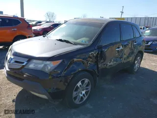 2007 Acura MDX with VIN 2HNYD28227H533394, listed as a IAAI auction lot 41696713 with 160,653 mi miles. Bid and sale history available at carsss.com. Image 2.
