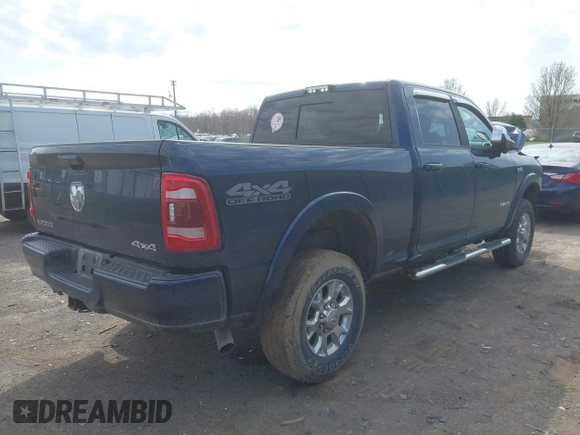 2021 Ram 2500 Laramie with VIN 3C6UR5FJ2MG668959, listed as a IAAI auction lot 42066247 with 14,739 mi miles. Bid and sale history available at carsss.com. Image 4.