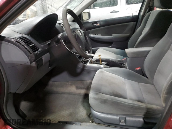 2005 Honda Accord EX z VIN 1HGCM56715A098168, wystawiony jako Copart lot #58300045 z przebiegiem 290 185 mil mil oraz Szkoda całkowita • Salvage title. Historia ofert i sprzedaży dostępna na DreamBid. Obrazek 7.